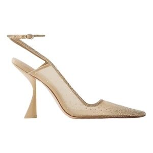Cult Gaia Diya Embellished Mash Slingback Pumps